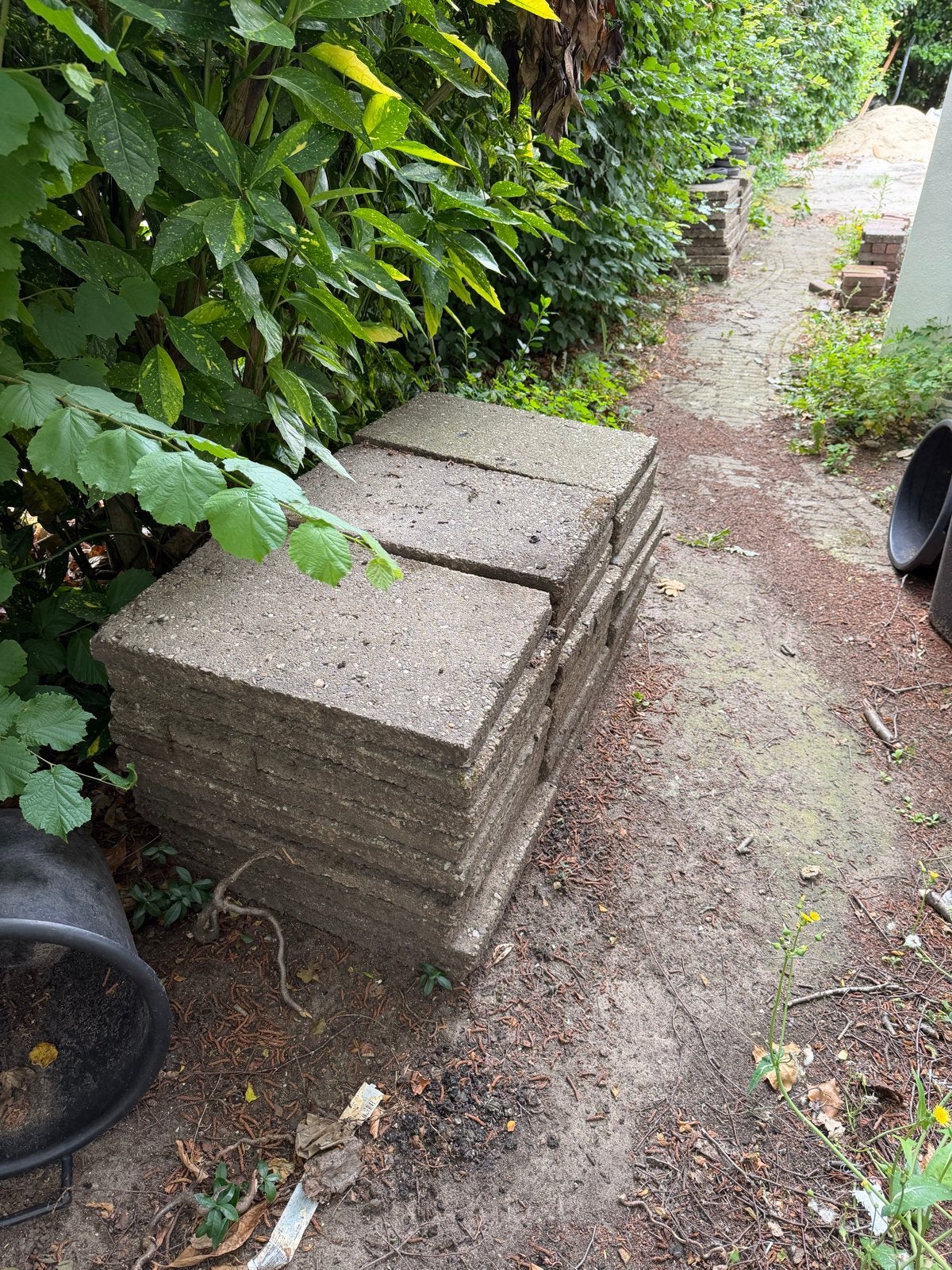 Gebruikte terrastegels en klinkers, Tuin en Terras, Ophalen, Gebruikt, Klinkers, 10 m² of meer