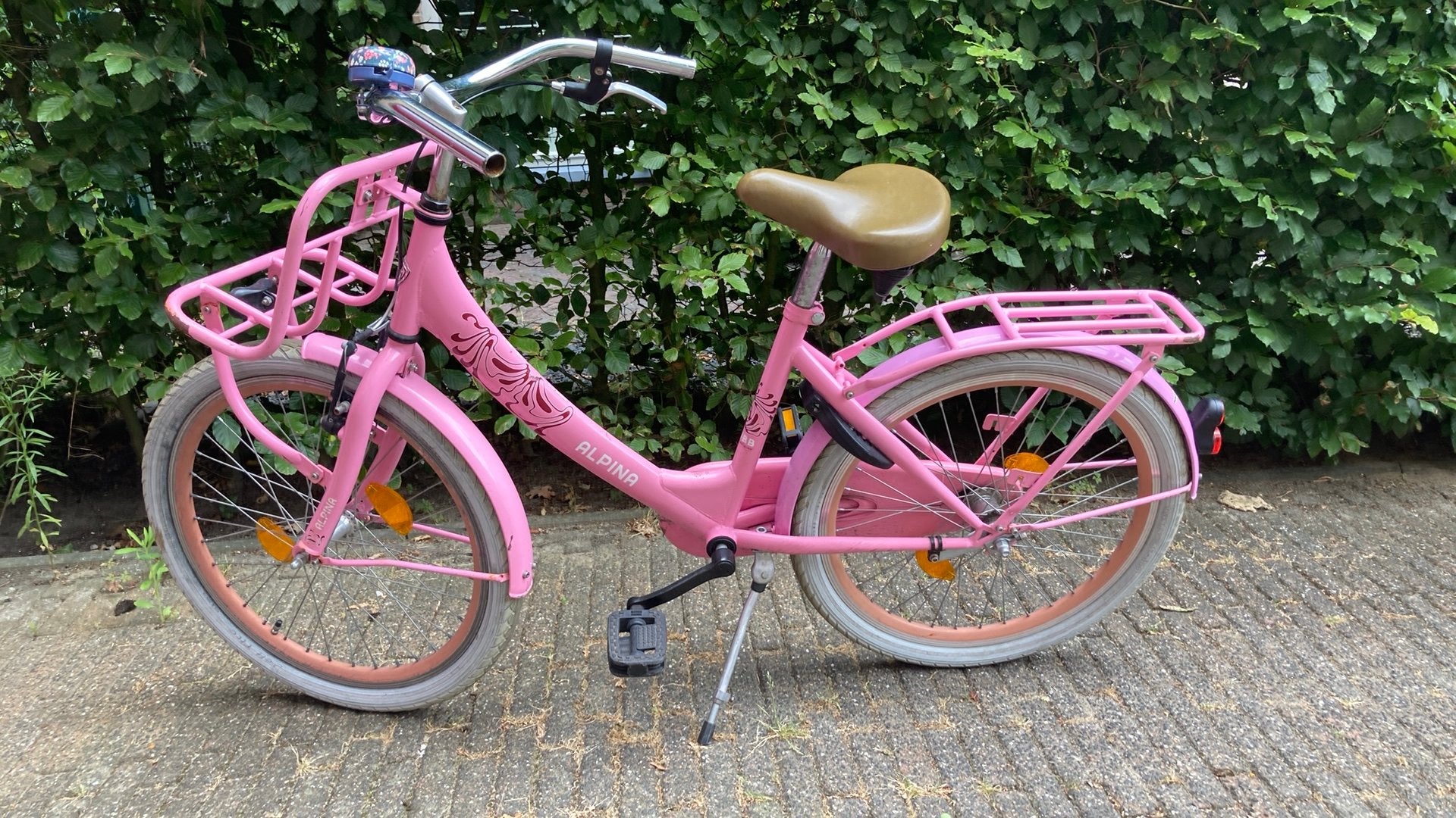 Leuke meidenfiets 22inch, Fietsen en Brommers, Fietsen | Meisjes, Ophalen, Gebruikt, Terugtraprem, 22 inch