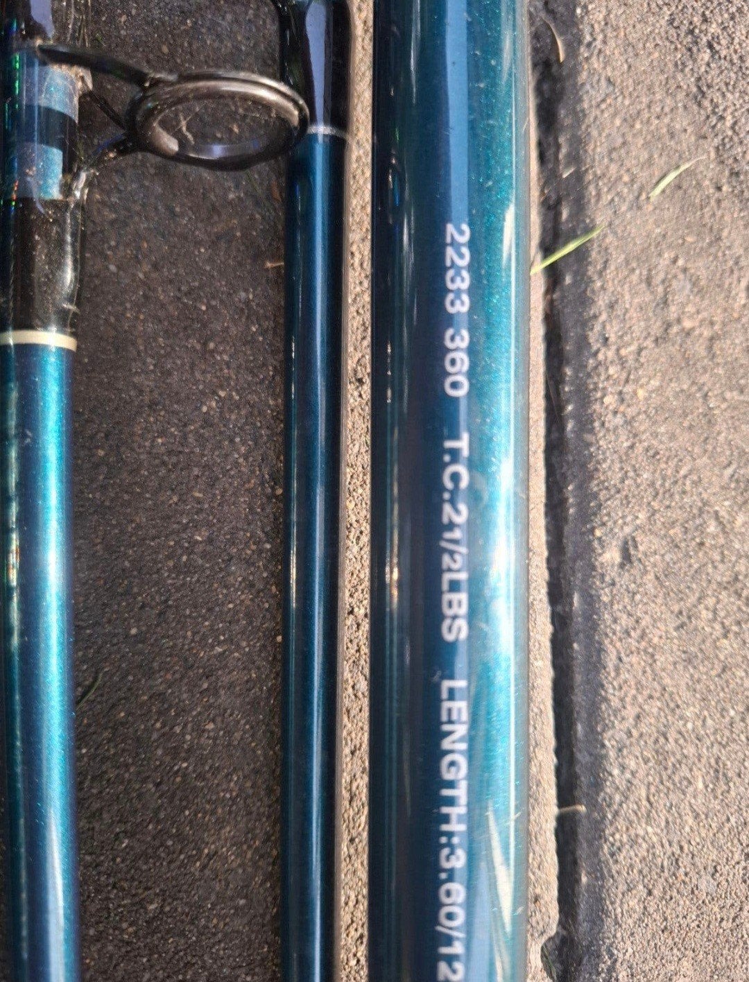 Prion Karperhengels 3.60m 2.5 LBS (2 stuks), Watersport en Boten, Ophalen, Gebruikt, Werphengel