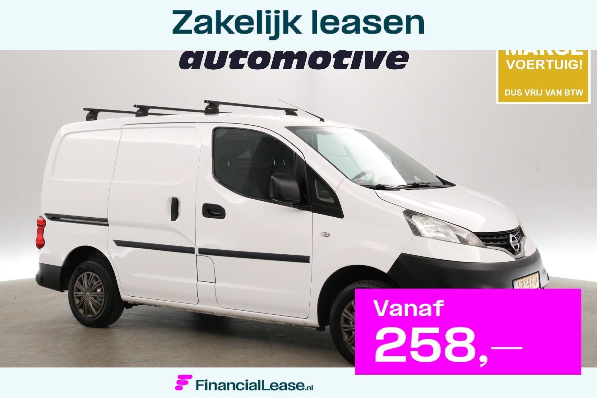 Nissan NV200 1.6 Acenta L1H1 | Marge | Airco | Trekhaak | El, Voorwielaandrijving, Euro 5, Stof, Gebruikt