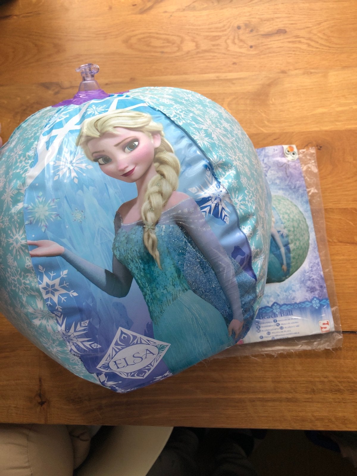 Disney Frozen Beachbal met Olaf, Anna en Elsa, Ophalen of Verzenden, Nieuw
