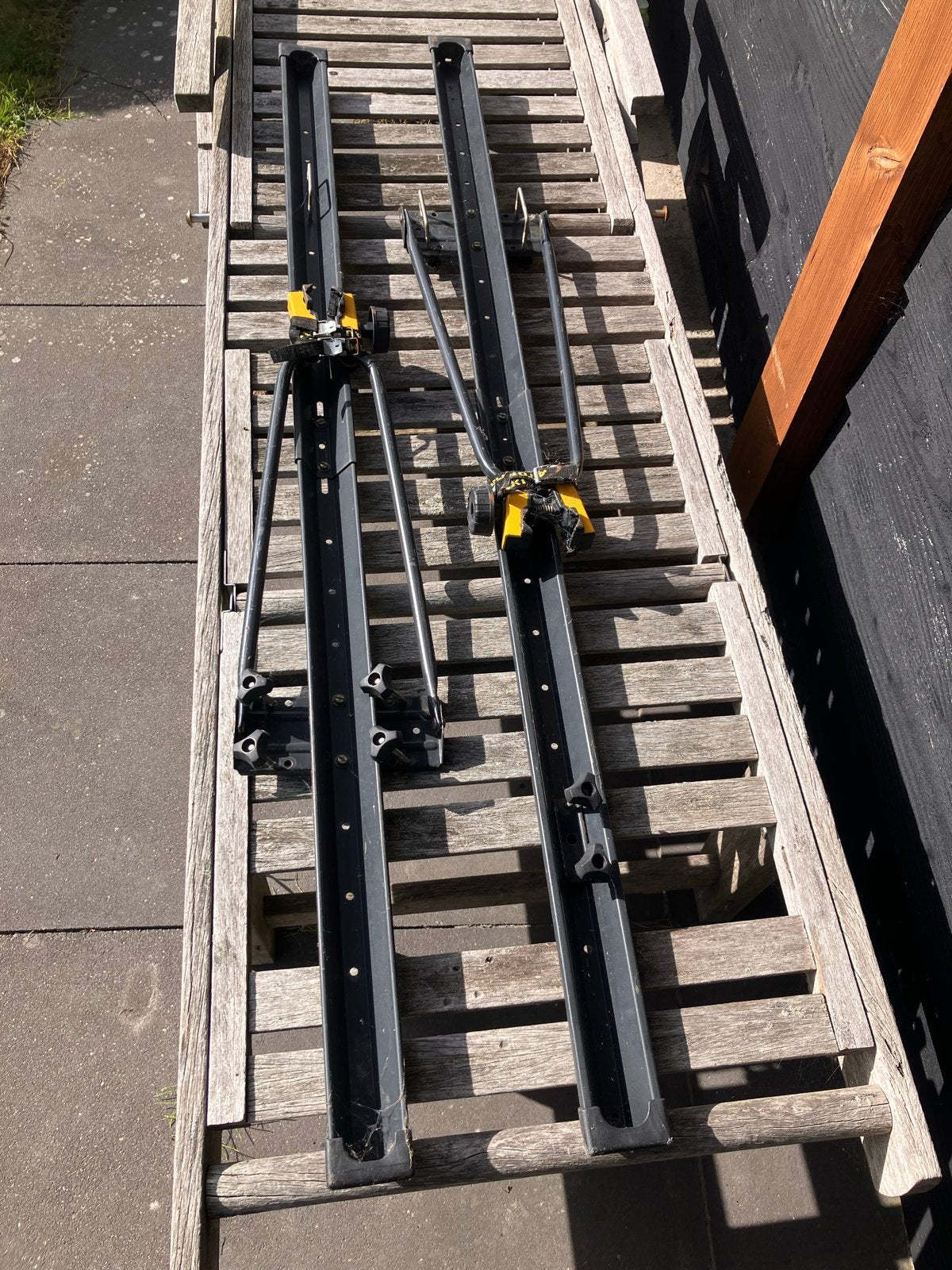 AutoMaxi dakdragers voor 2 fietsen, Auto diversen, Ophalen, 2 fietsen, Gebruikt, Dakdrager