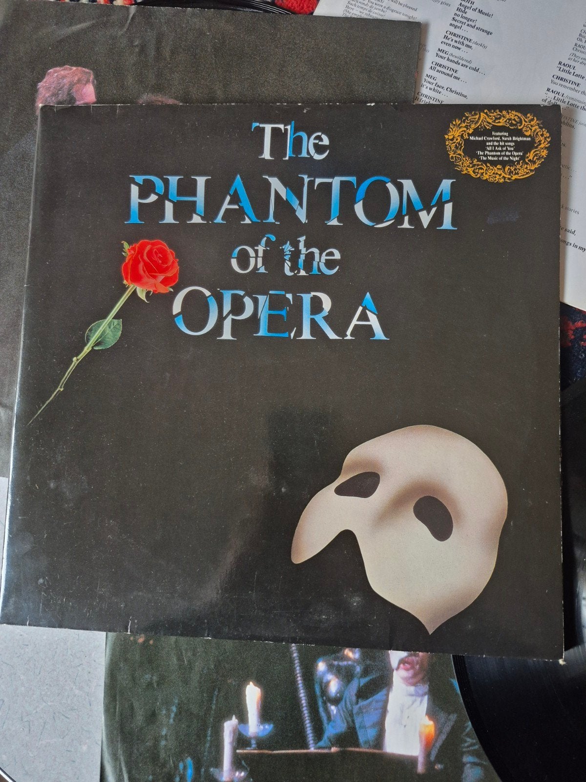 The Phantom of the Opera - Originele London Cast Dubbel-LP, Gebruikt, Overige genres, Ophalen of Verzenden, Dubbel-LP