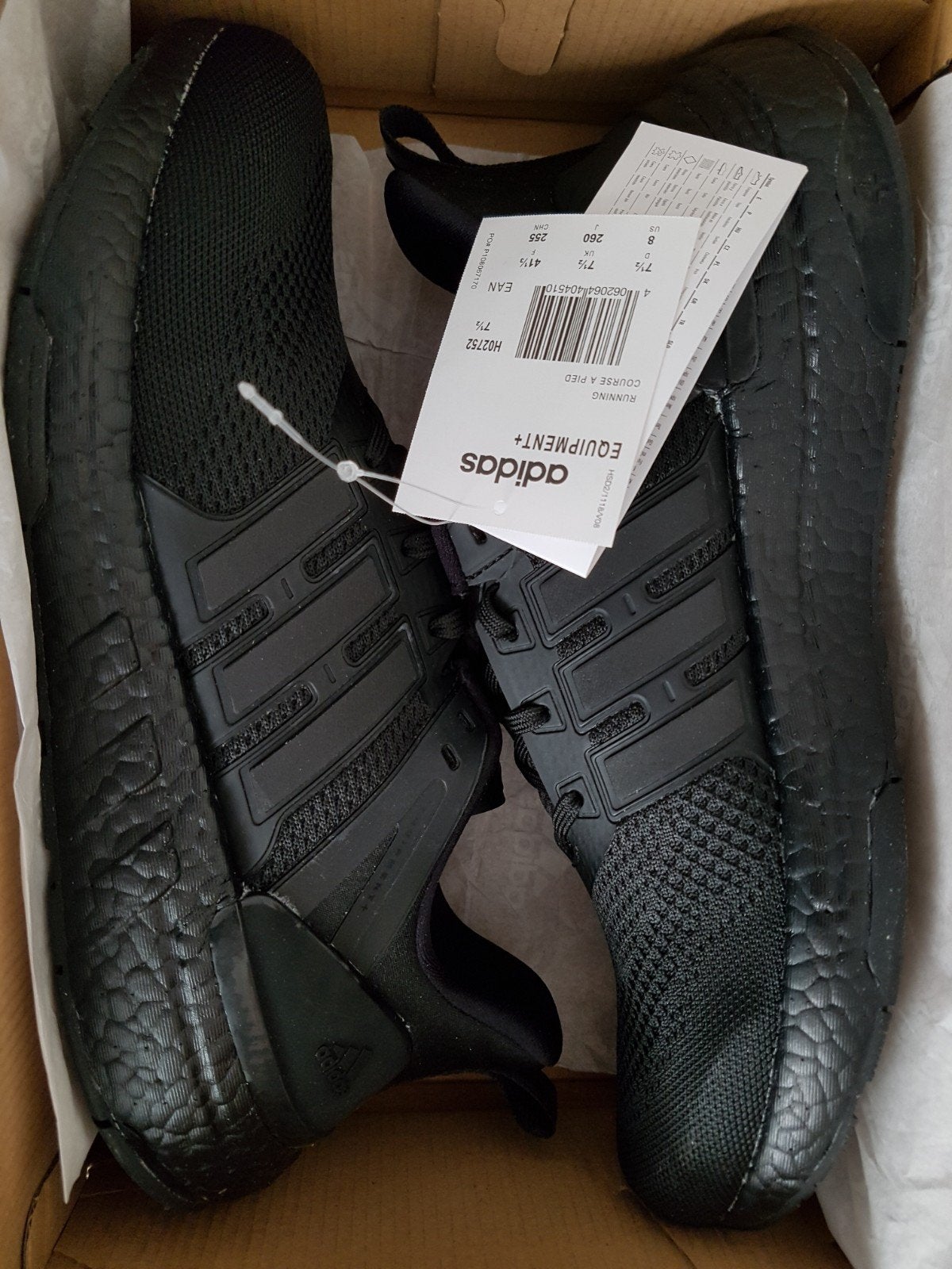 Adidas Ultraboost Equipment +, Zwart, Nieuw, Ophalen of Verzenden, Sneakers of Gympen