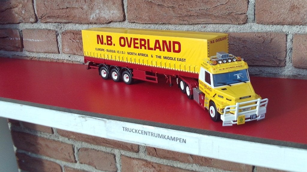Tekno  Scania  Torpedo  6 x 4  van  NB  Overland., Hobby en Vrije tijd, Ophalen of Verzenden, Nieuw, Bus of Vrachtwagen, Tekno