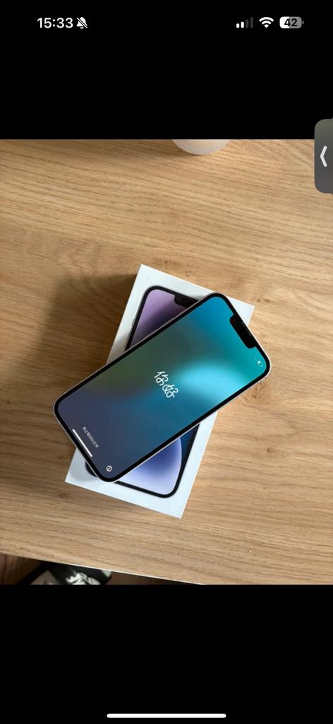 Iphone 14 paars 128GB, Paars, Ophalen of Verzenden, Zonder simlock, Zonder abonnement