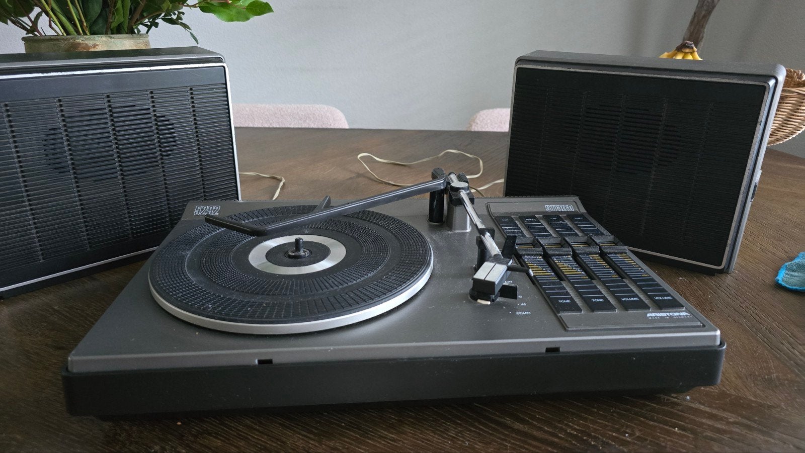 Vintage Aristona (Philips) Stereo Platenspeler, Ophalen of Verzenden, Gebruikt, Philips