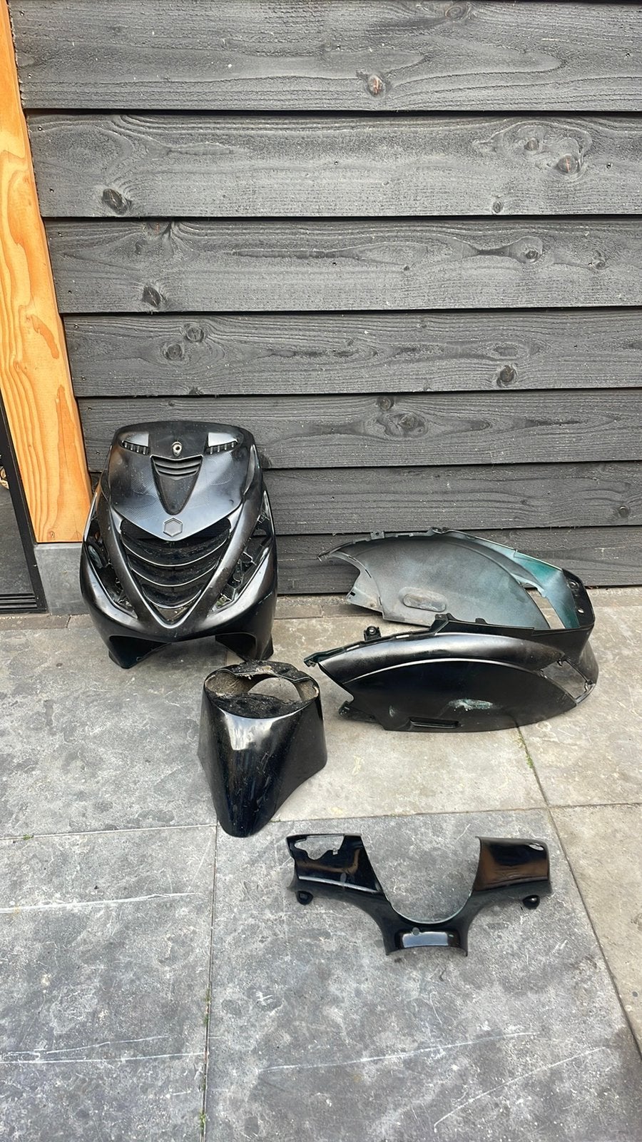 Piaggio zip kappenset, Fietsen en Brommers, Brommeronderdelen | Scooters, Ophalen, Gebruikt, Kap, Piaggio