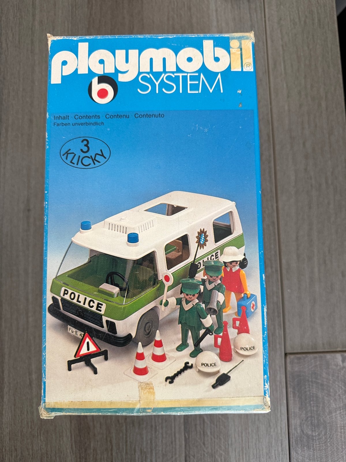 Vintage Playmobil Politiebus 3253 met figuren en accessoires, Kinderen en Baby's, Speelgoed | Playmobil, Ophalen of Verzenden