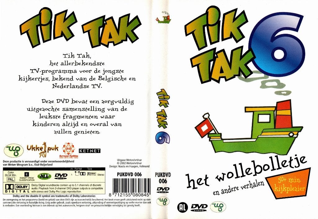 Tik Tak 6, Het Wollebolletje, Alle leeftijden, Ophalen of Verzenden, Zo goed als nieuw