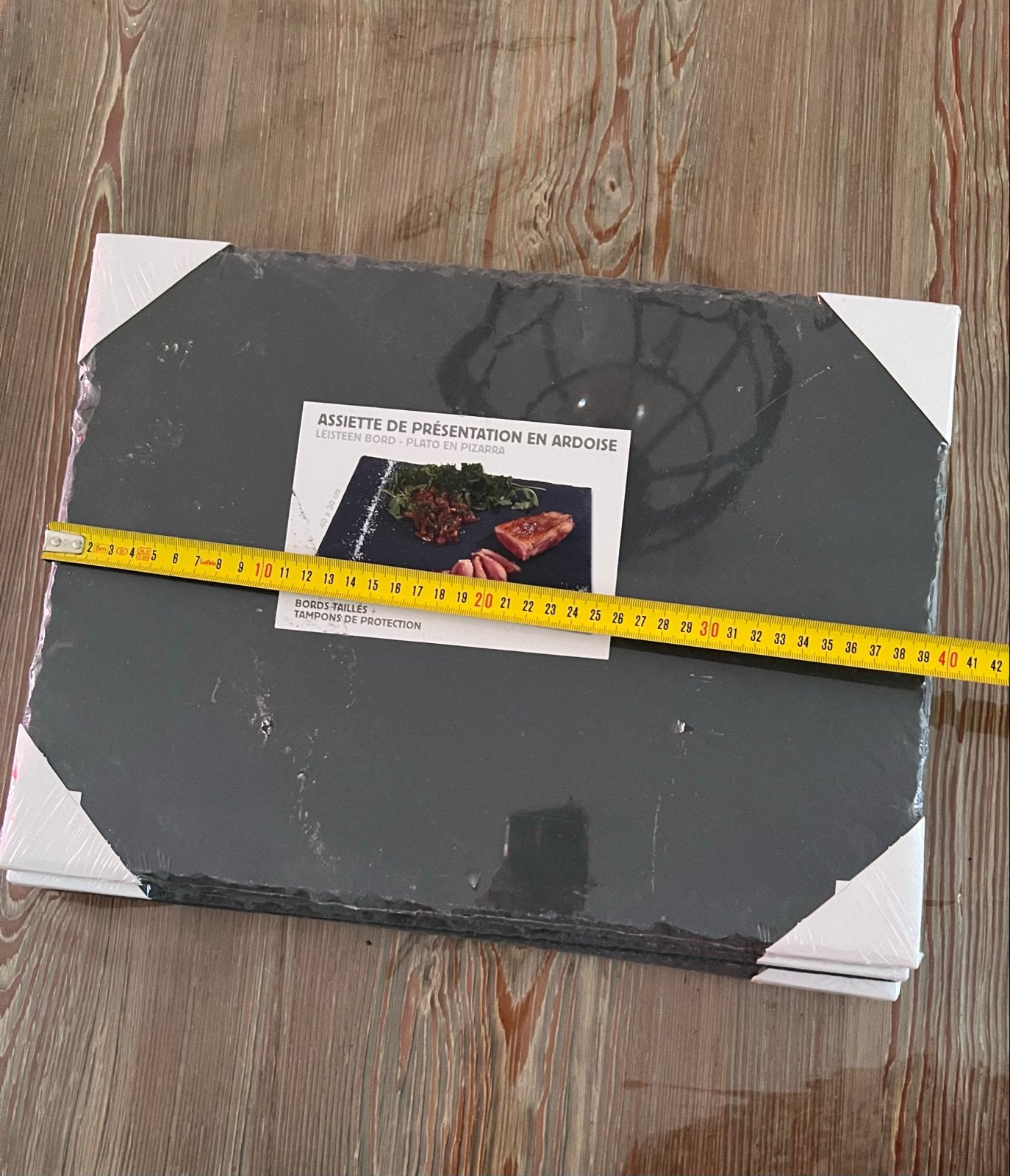 5 Leisteen Borden - Ideaal voor Presentatie, Ophalen, Nieuw, Steen, Bord(en)