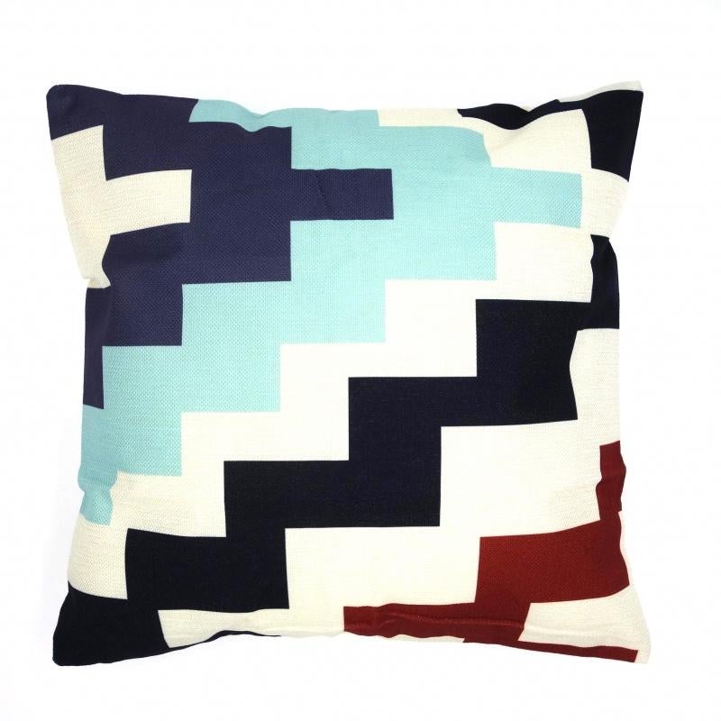 Kussenhoes Tunja aztec linnenlook 45 x 45 cm, Dekussenkraam@gmail.com, Overige kleuren, Verzenden, De kussenkraam