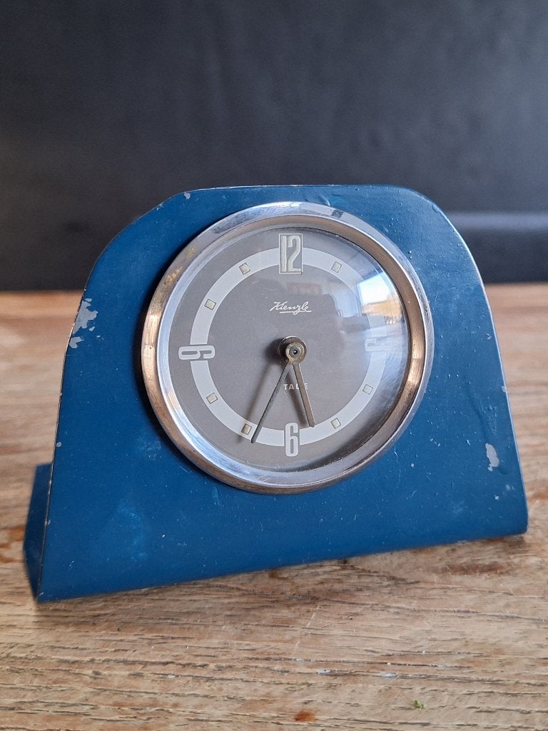 vintage Kienzle 8 Tage opwind-klokje oldtimer klassieke auto, Ophalen of Verzenden, Gebruikt