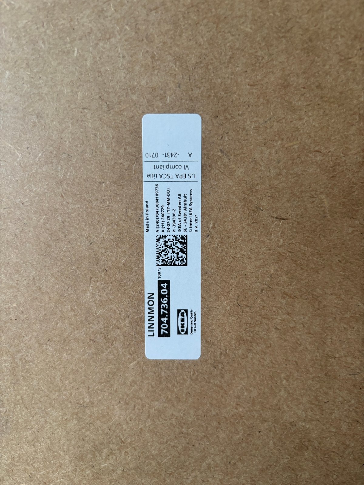 IKEA Linnmon Tafelblad met Adils poten (100x60 cm), Ophalen, Gebruikt, 100 tot 150 cm, 50 tot 100 cm