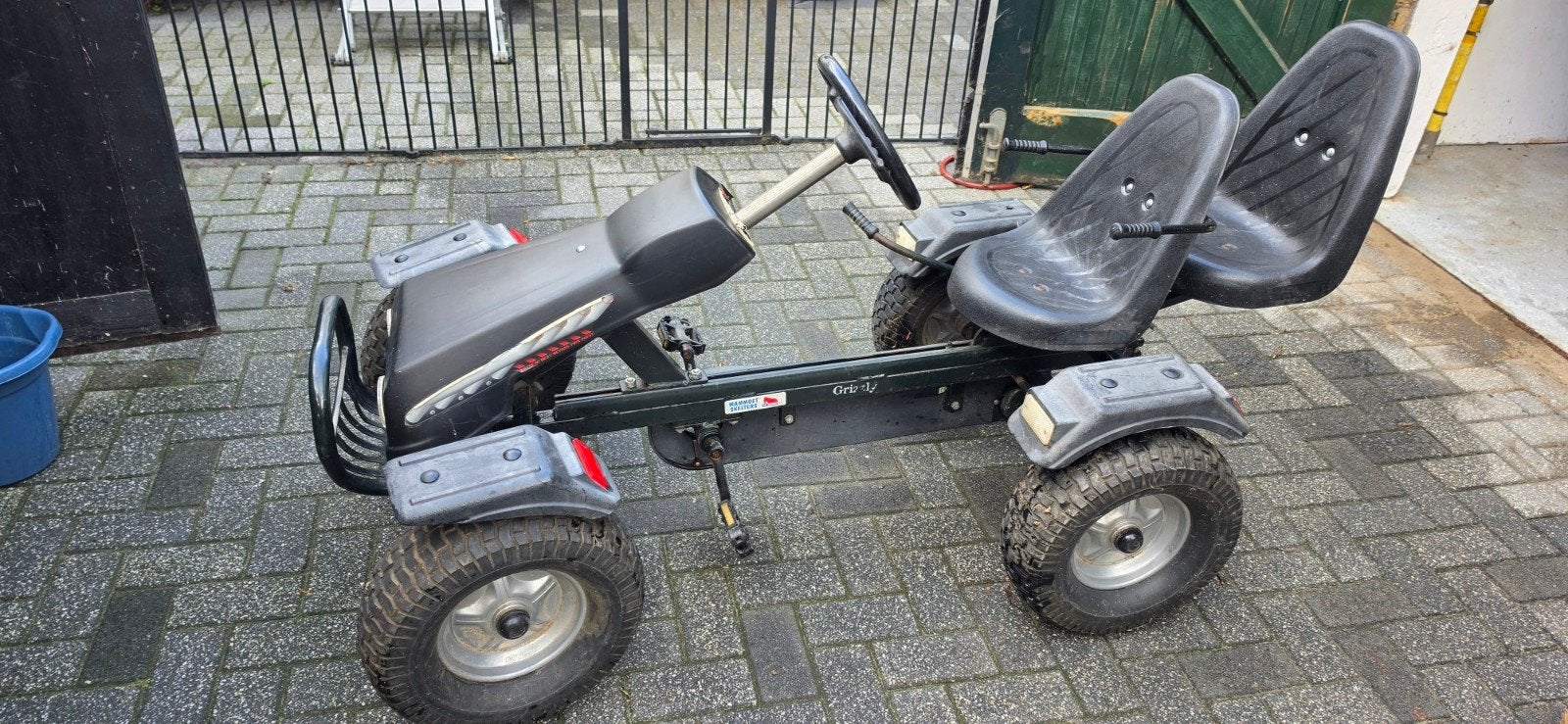 Mammoet Grizzly skelter met vrijloop en schommelas, Ophalen, Gebruikt, Trapvoertuig