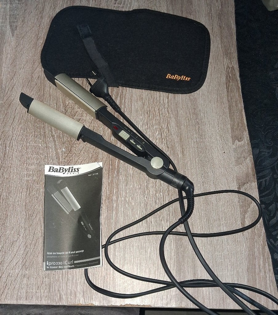 Nette Babyliss stylingtang Ipro230 i curl, Ophalen of Verzenden, Zo goed als nieuw, Haarverzorging