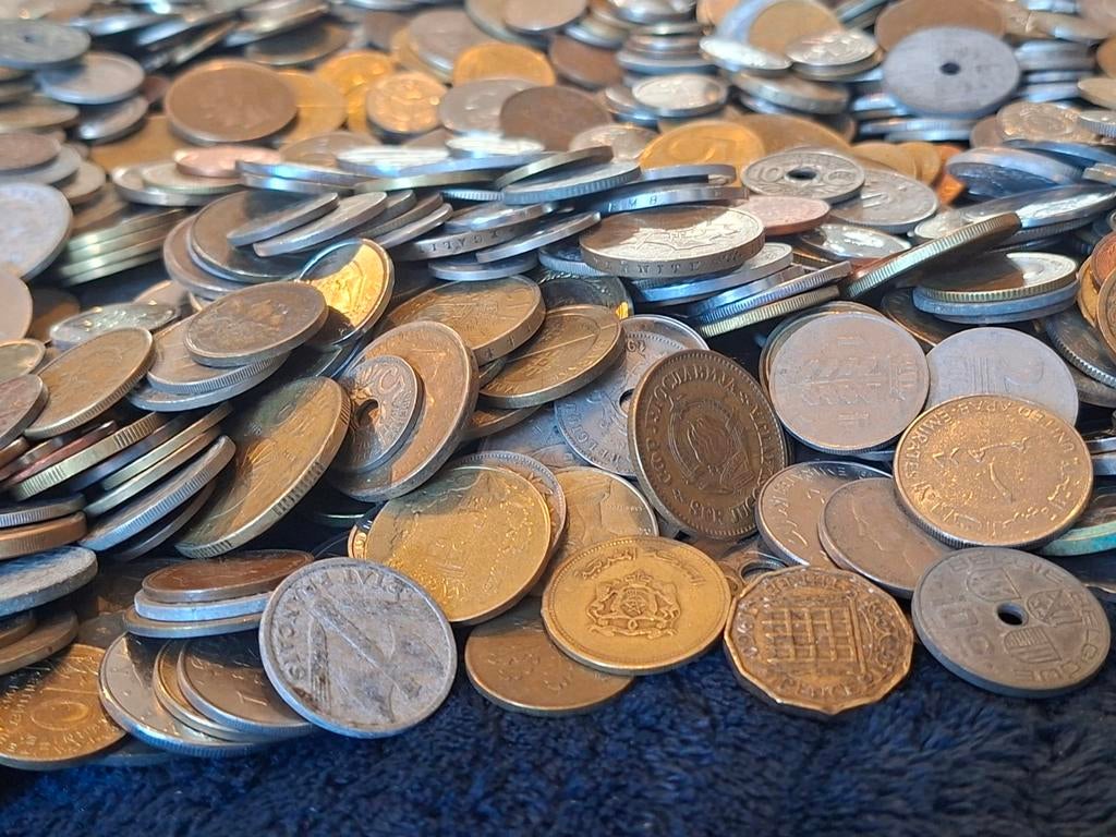 Wereldmunten ongesorteerde mix van jaartallen & soorten, Postzegels en Munten, Ophalen of Verzenden, Buitenland, Munten