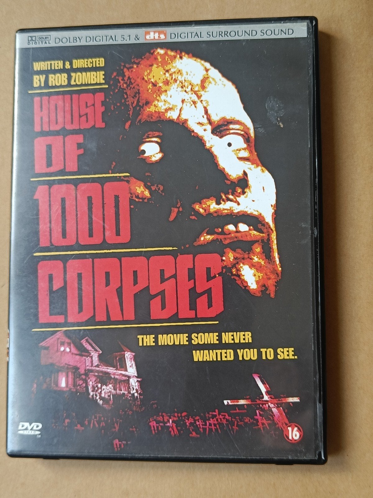 House of 1000 Corpses DVD - Rob Zombie Horror, Vanaf 16 jaar, Ophalen of Verzenden, Gebruikt, Slasher
