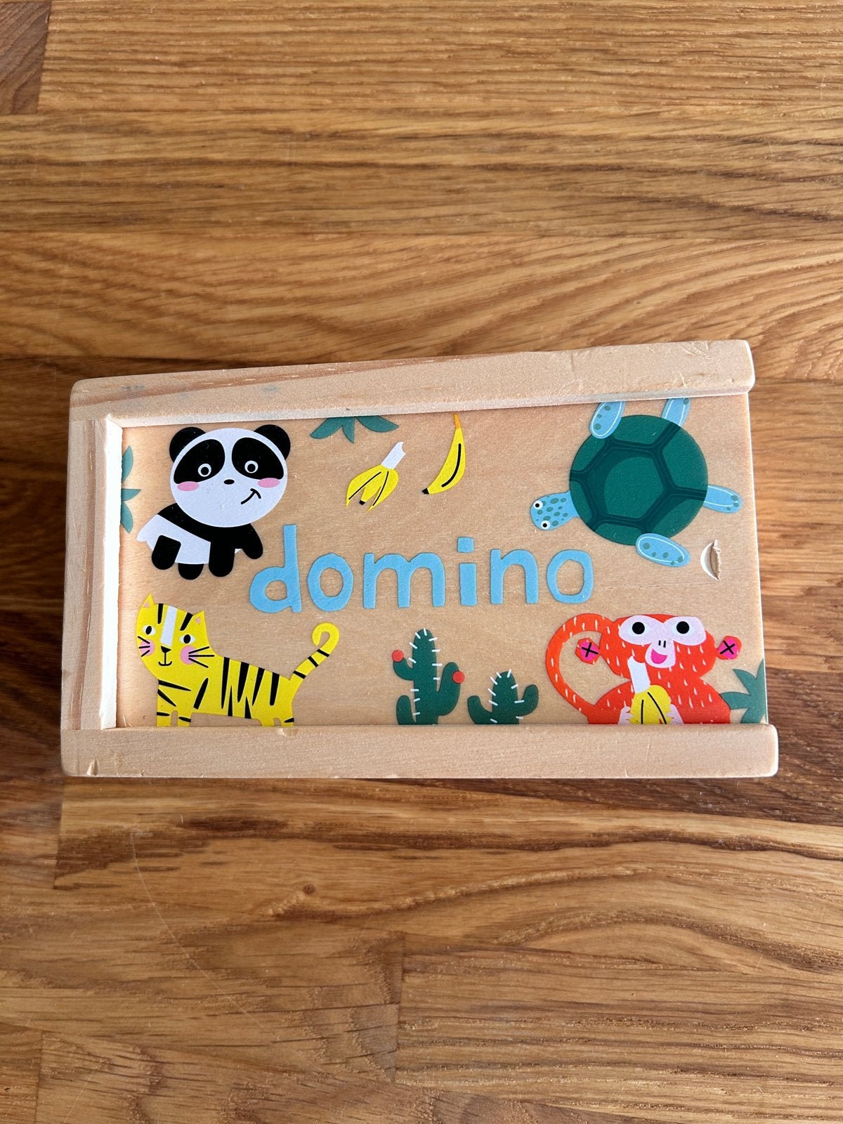 Houten Domino Spel met Dieren voor Kinderen, Kinderen en Baby's, Ophalen, Zo goed als nieuw, Jongen of Meisje