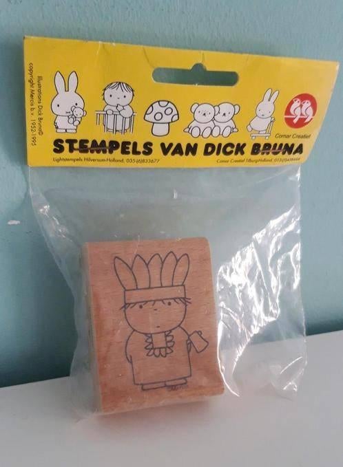 Oude stempel Dick Bruna/in verpakking, Ophalen of Verzenden, Zo goed als nieuw, Houten stempel