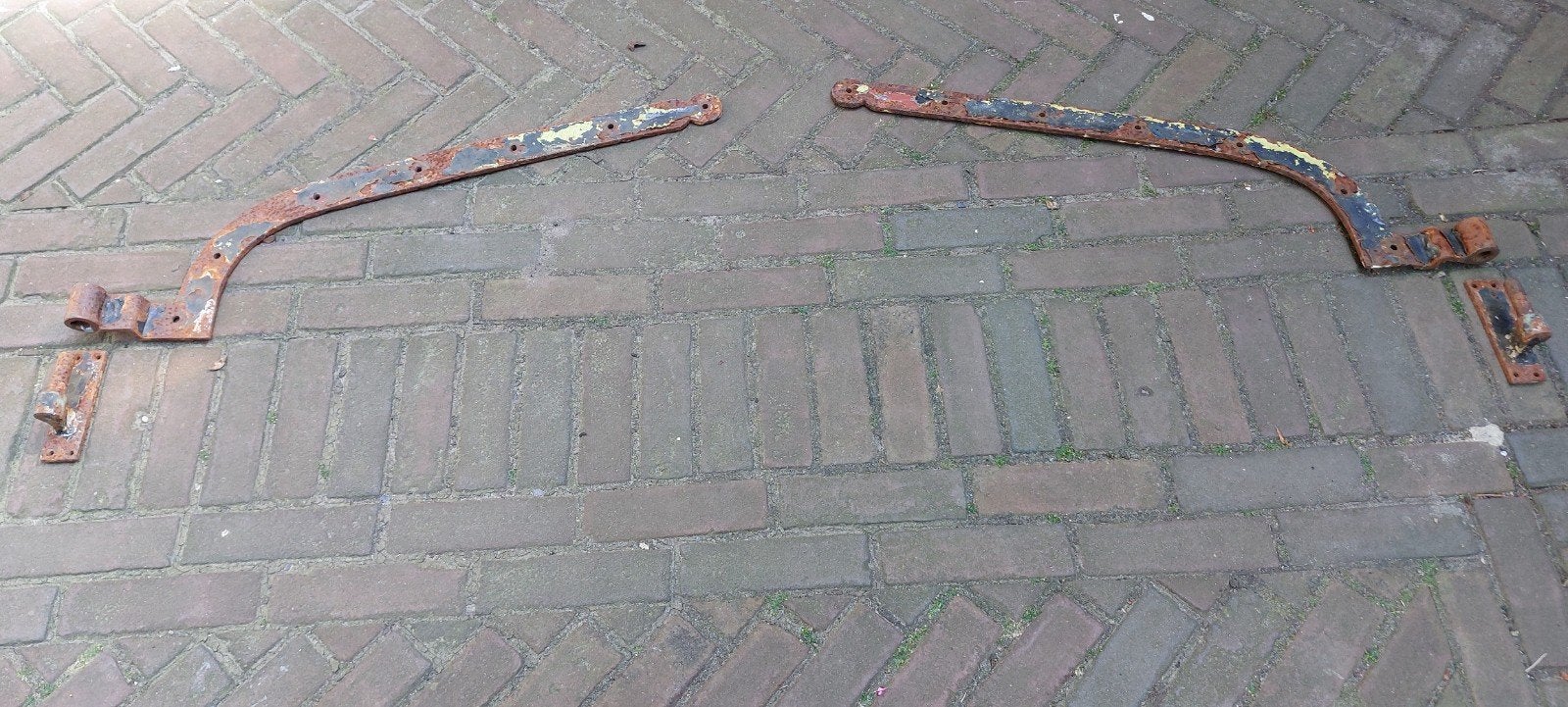 Zware ijzeren gehengen, Ophalen, Gebruikt, IJzer