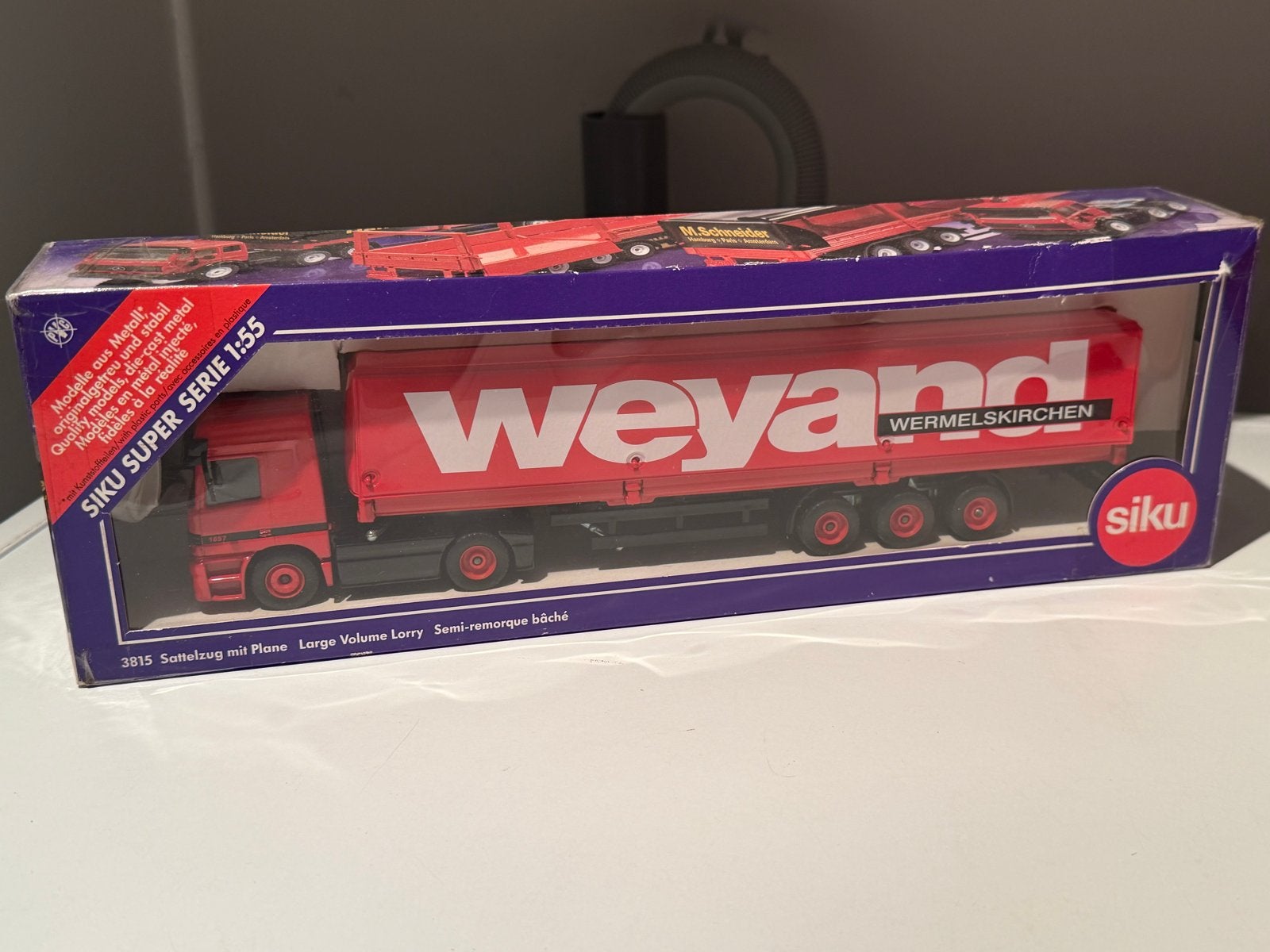 Siku Super Serie 3815 Weyand Vrachtwagen met Oplegger, Ophalen of Verzenden, Nieuw