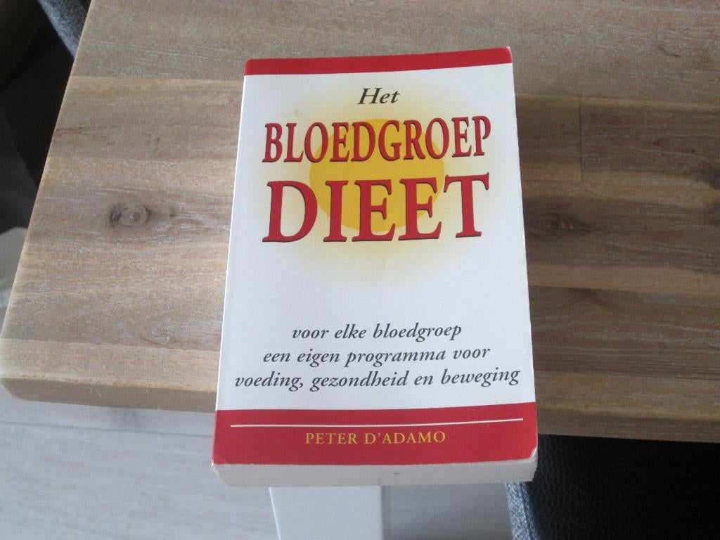 het bloedgroep dieet Peter D'Adamo, Boeken, Ophalen of Verzenden, Zo goed als nieuw