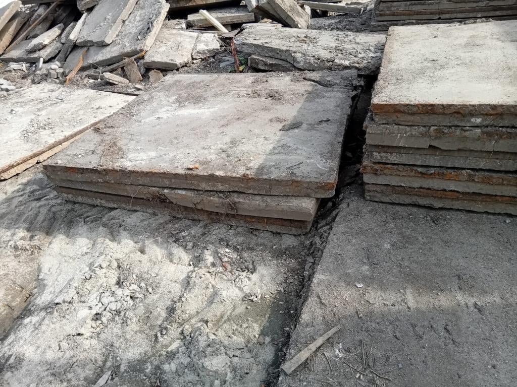 B keus betonplaten, Ophalen of Verzenden, Gebruikt