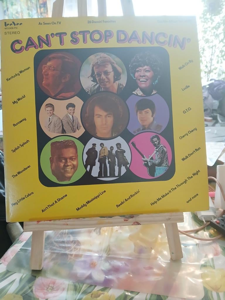 Can't Stop Dancin' 2 LP - 26 Dancin' Favorites As Seen On TV, Gebruikt, Ophalen of Verzenden, 1970 - 1979, Complilatie