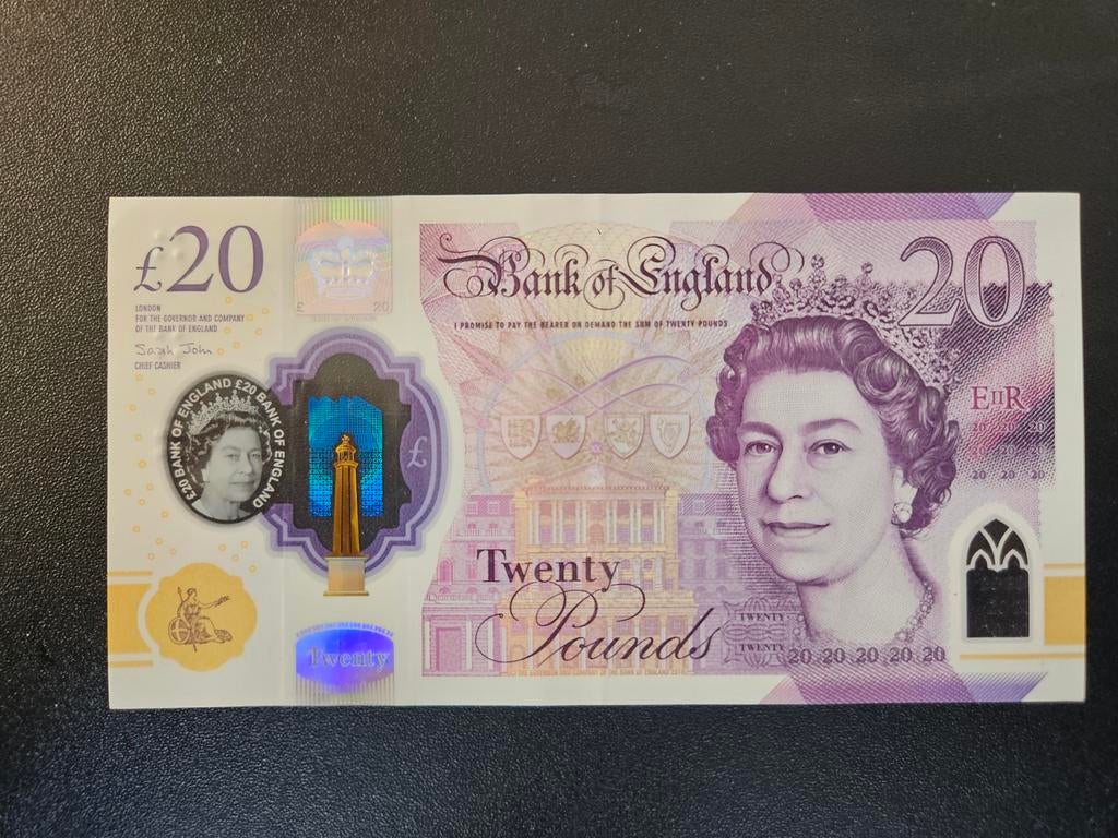 Engeland pick W396 2018 zf ++, Postzegels en Munten, Bankbiljetten | Europa | Niet-Eurobiljetten, Ophalen of Verzenden, Overige landen