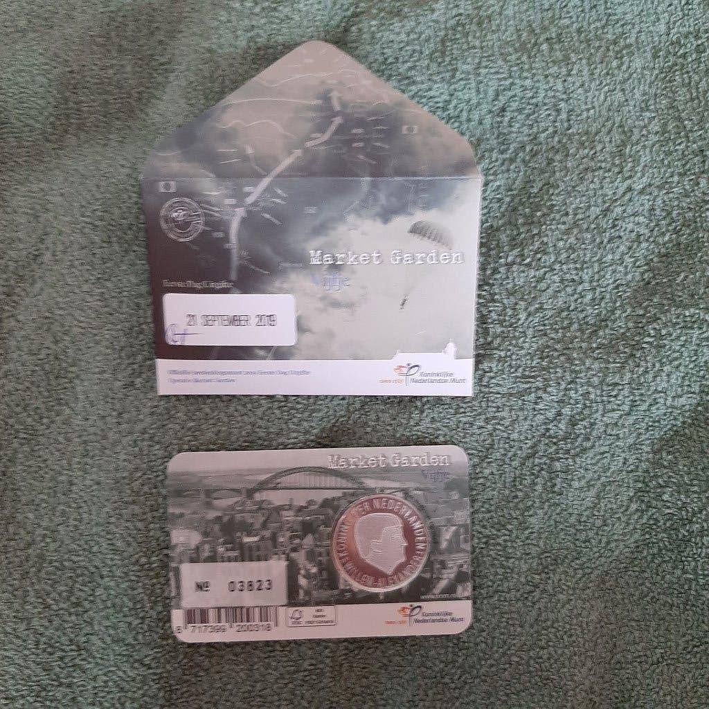 2019 Coincard Market Garden Vijfje (1e Dag)., Ophalen of Verzenden, Overige landen, 5 euro, Setje