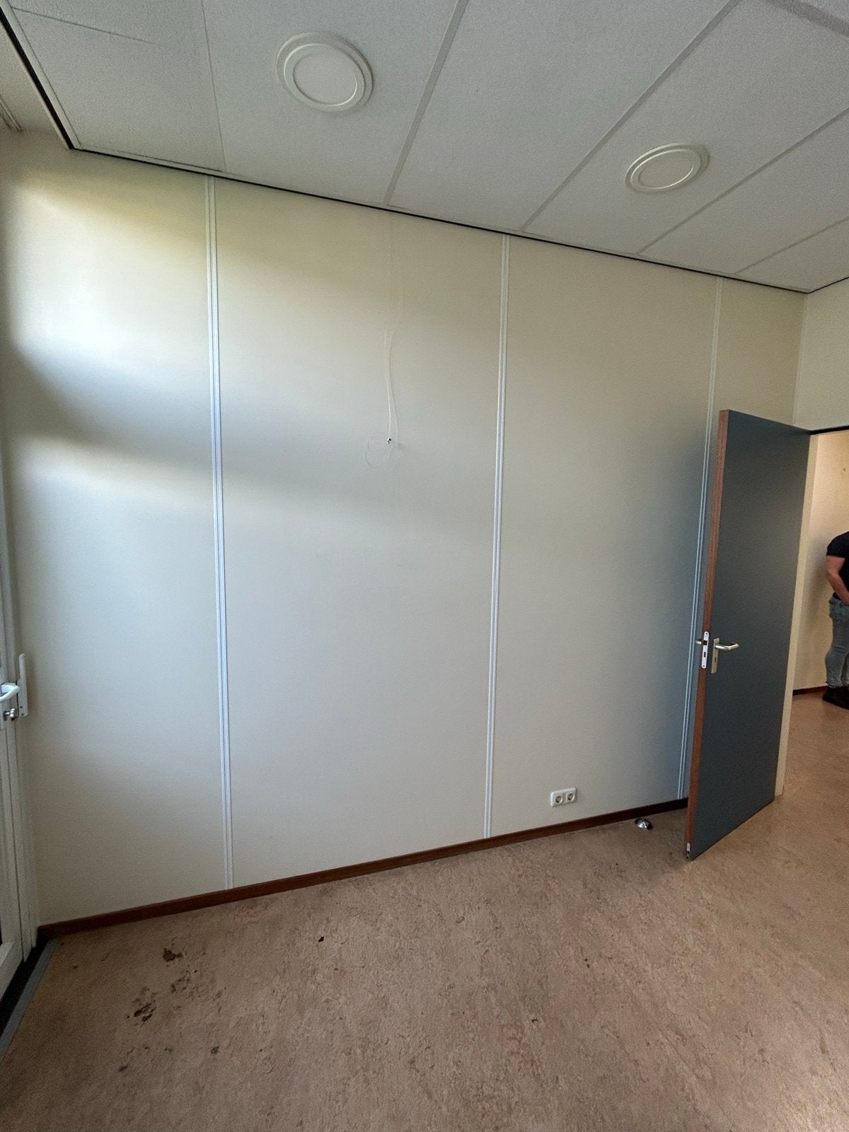Kantoorwanden met deuren en kozijnen, incl. isolatie, Doe-het-zelf en Verbouw, Hout en Planken, Gebruikt, Overige typen, Ophalen of Verzenden