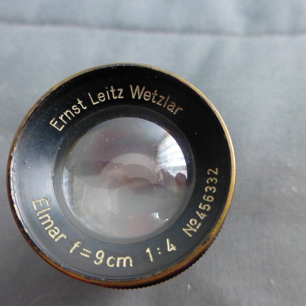 *E Leitz Wetzlar Elmar F=9 cm 1:4, Ophalen of Verzenden, Voor 1940, Lens of Lenzen