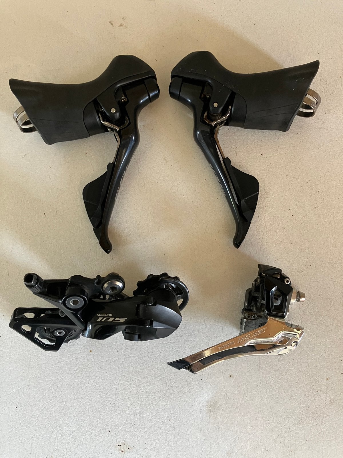 Shimano 105 schakelgroep 7000 serie, Ophalen of Verzenden, Zo goed als nieuw, Overige typen, Aluminium