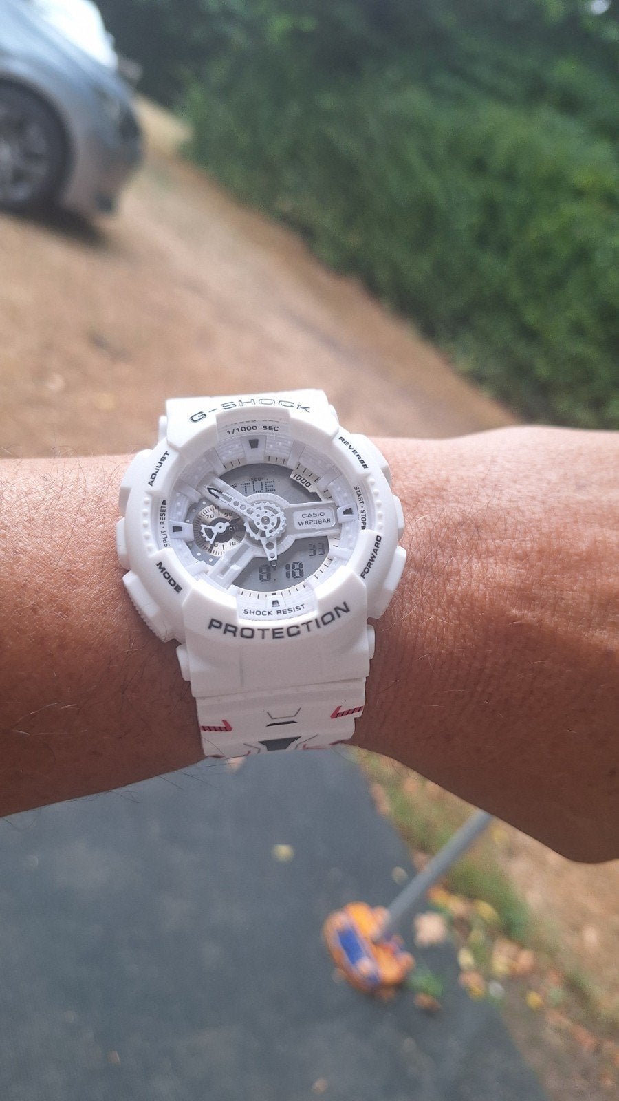 G-shock GA110MW-7, Sieraden, Tassen en Uiterlijk, Casio G-Shock, Verzenden, Wit, Nieuw