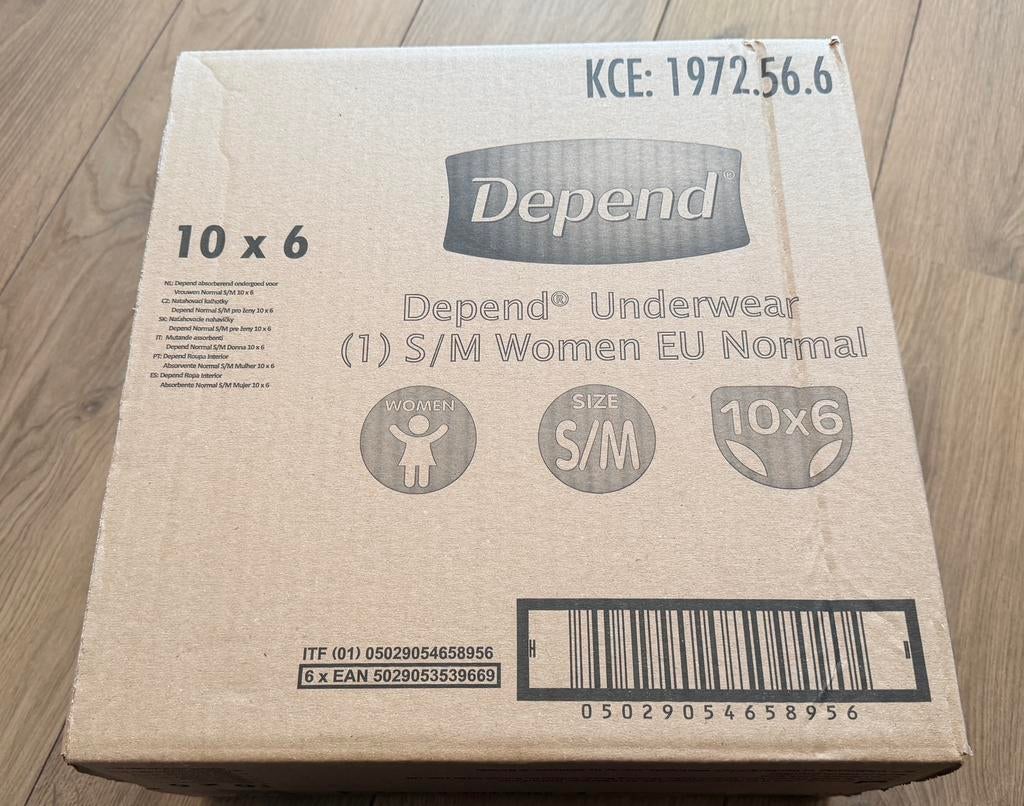 Depend Underwear, Ophalen of Verzenden, Nieuw