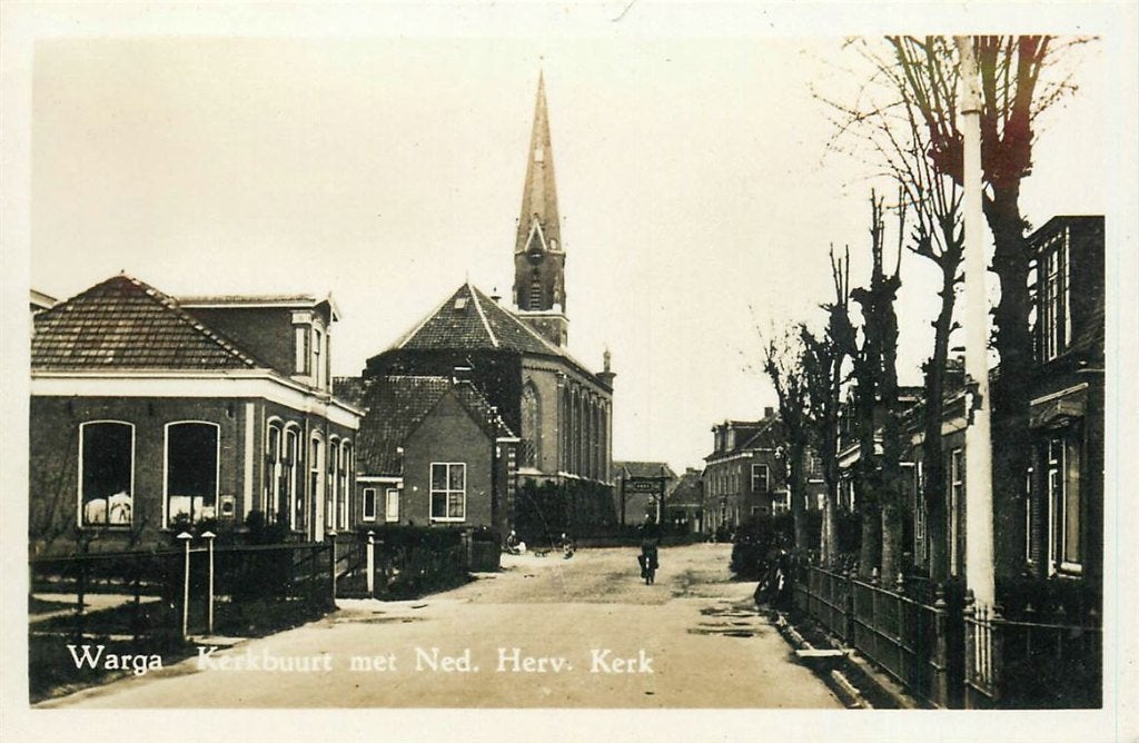 701-104-043 Warga Kerkbuurt, Verzenden, Voor 1920, Friesland