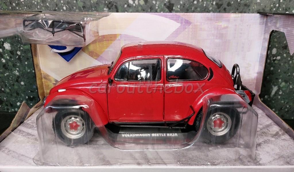 VW Beetle Kever Baja rood 1/18 Solido, Hobby en Vrije tijd, Modelauto's | 1:18, Nieuw, Auto, Solido, Verzenden