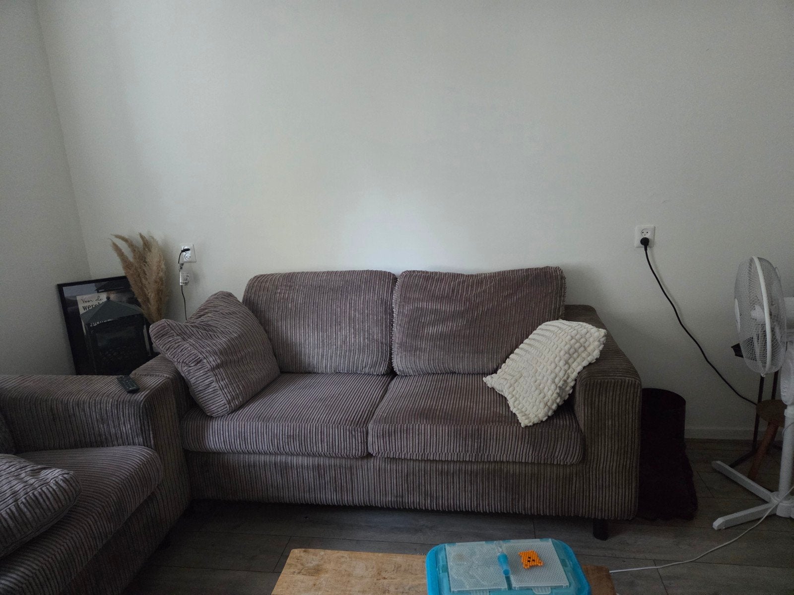 Comfortabele 2,5-zits ribbank - hoezen wasbaar, Ophalen