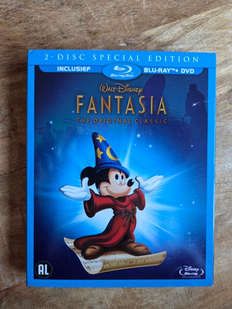 Fantasia - 2 Disc Special Edition Blu-ray, Ophalen of Verzenden, Zo goed als nieuw, Tekenfilms en Animatie