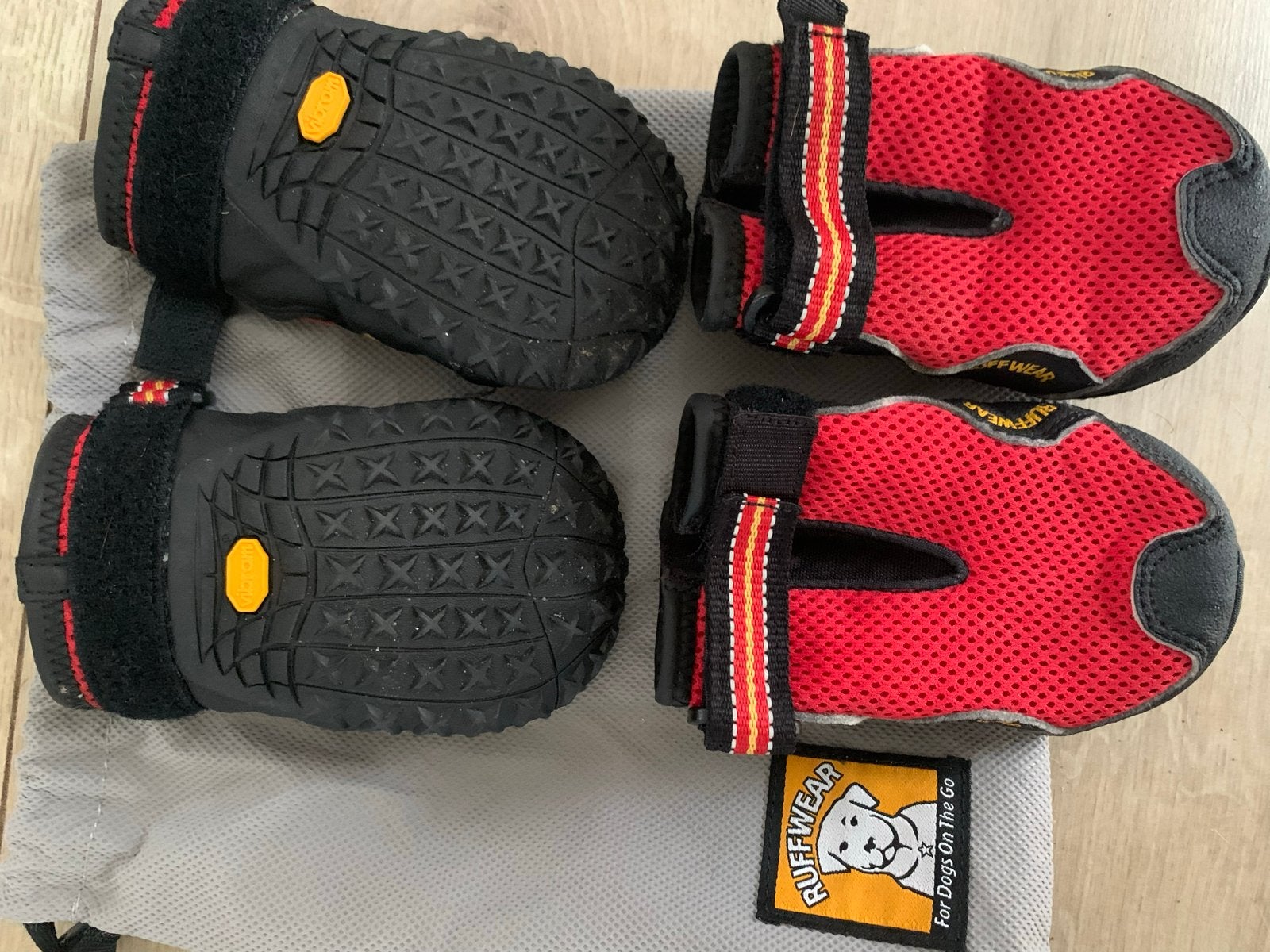 Ruffwear Grip Trex Boots rood hondenschoenen maat L, Ophalen of Verzenden, Zo goed als nieuw