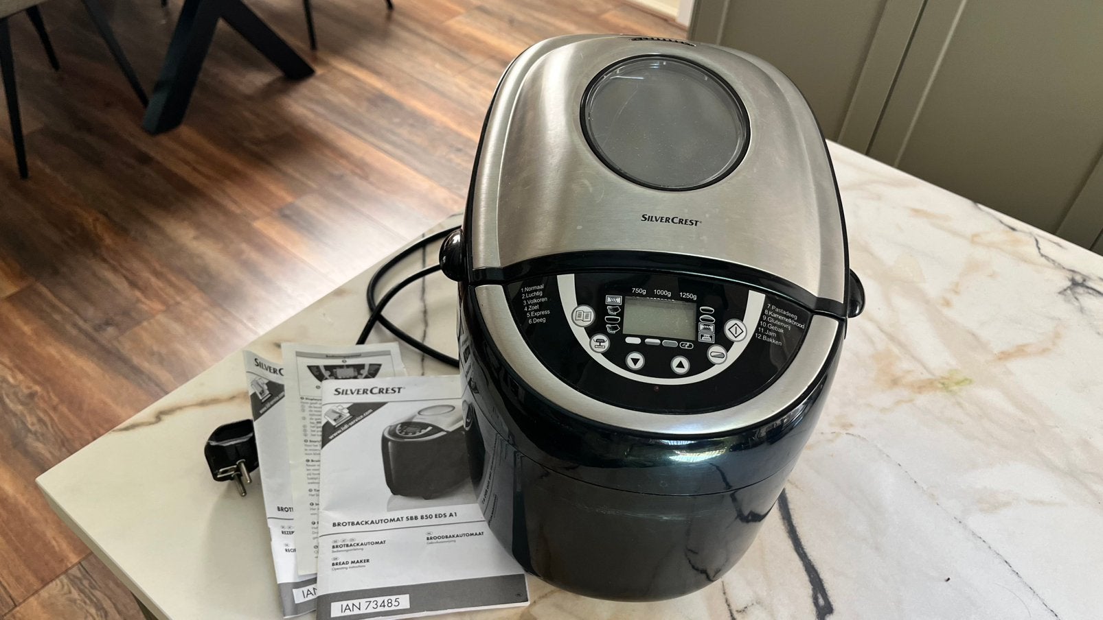 SilverCrest broodbakmachine SBB 850 EDS A1, 4 liter of meer, Ophalen of Verzenden, Zo goed als nieuw