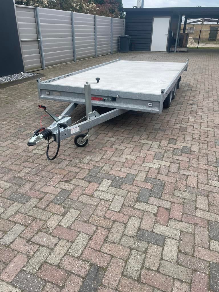 Anssems autotransporter met aluminium oprijplanken, Auto diversen, Aanhangers en Bagagewagens, Ophalen, Zo goed als nieuw