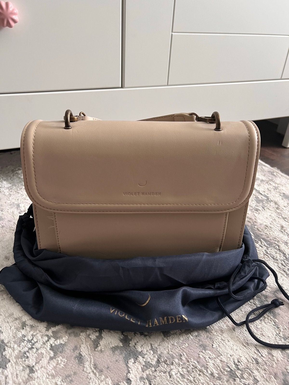 Violet hamden dames tas, Ophalen, Beige, Handtas