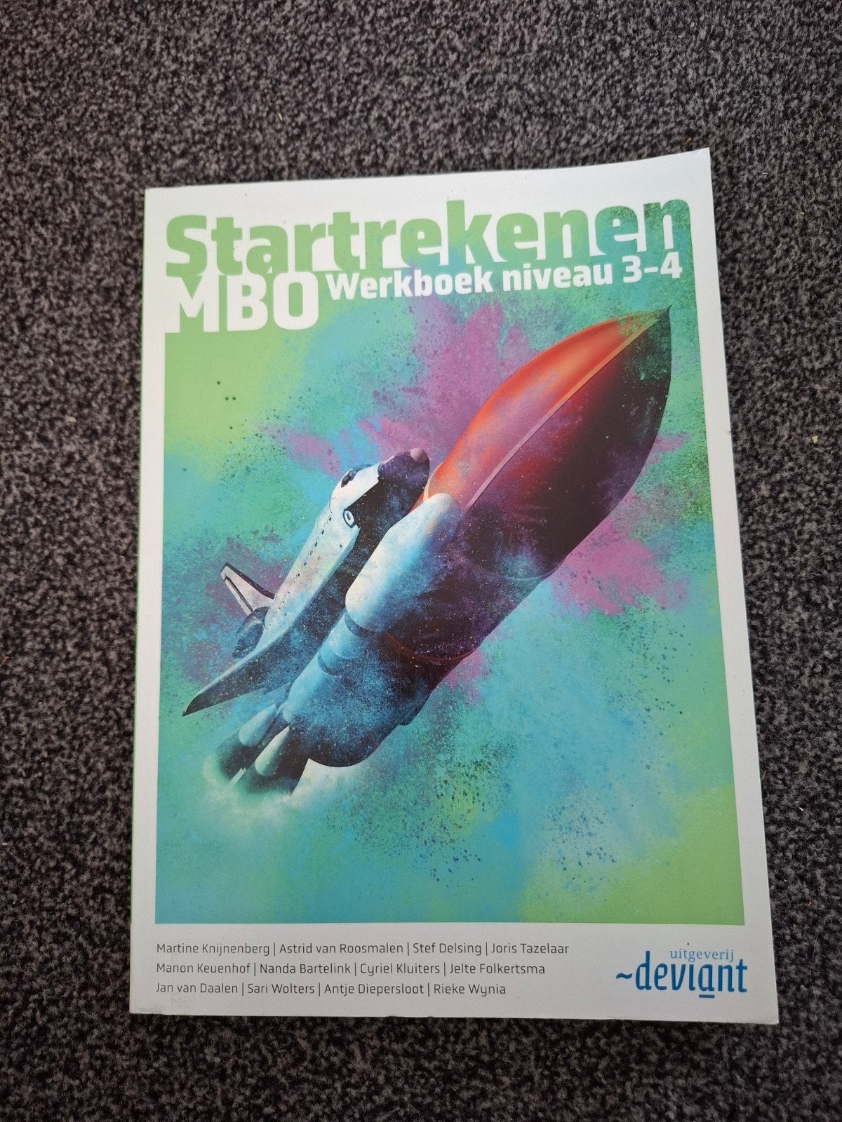Startrekenen MBO Werkboek niveau 3-4, Ophalen of Verzenden, Zo goed als nieuw, MBO, Martine Knijnenberg, Astrid van Roosmalen, Stef Delsing