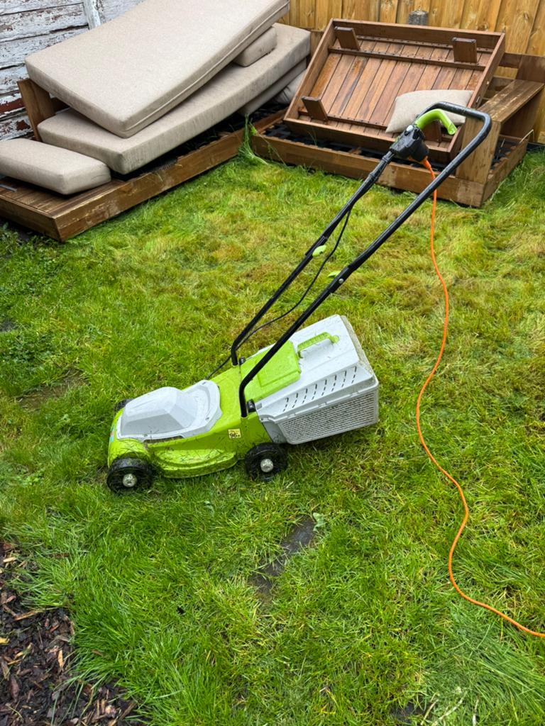 Central Park Elektrische Grasmaaier, Tuin en Terras, Grasmaaiers, Ophalen of Verzenden, Gebruikt
