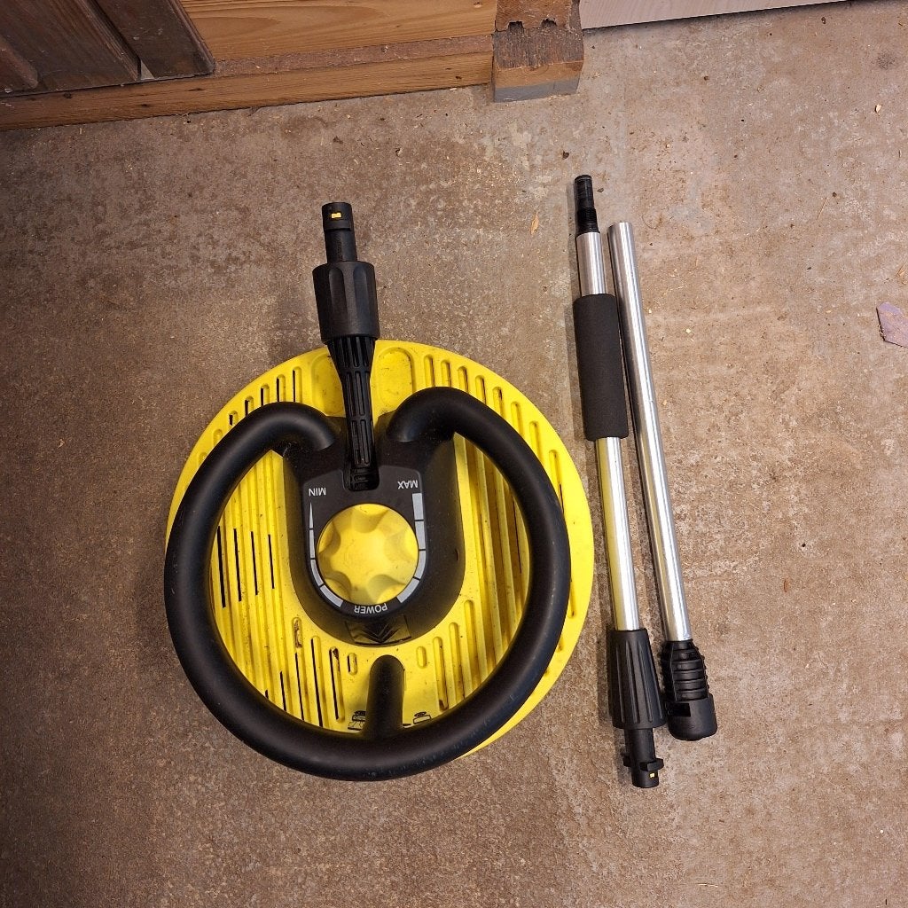 Karcher patio- / terrasreiniger T-300 met steel, Kärcher, Ophalen of Verzenden, Zo goed als nieuw, Elektrisch