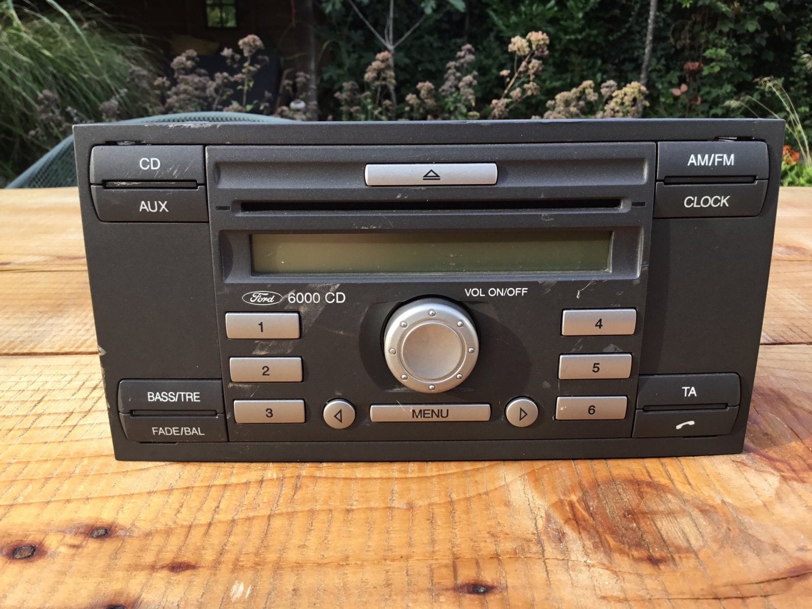 Ford 6000 CD autoradio - Origineel en functioneel, Auto diversen, Ophalen of Verzenden, Gebruikt