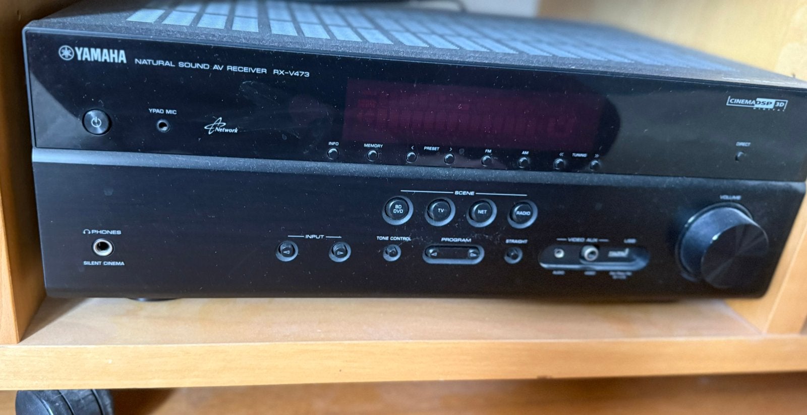 Yamaha RX-V473 AV Receiver, Audio, Tv en Foto, Versterkers en Receivers, Yamaha, Ophalen of Verzenden, Zo goed als nieuw, 60 tot 120 watt