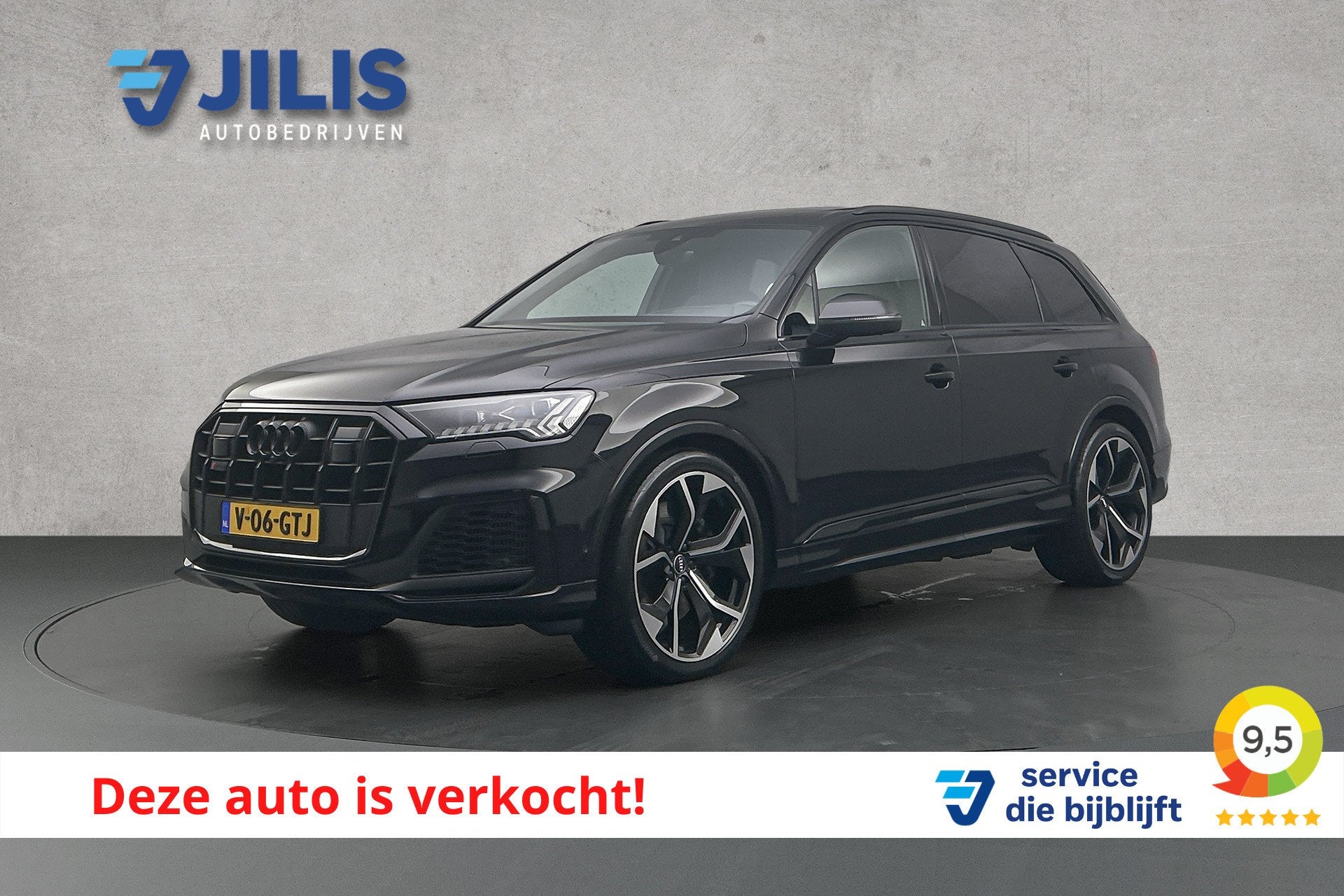 Audi Q7 SQ7 4.0 TDI SQ7 quattro | Panoramadak | Adaptieve cr, Zwart, Bedrijf, Diesel, Vierwielaandrijving